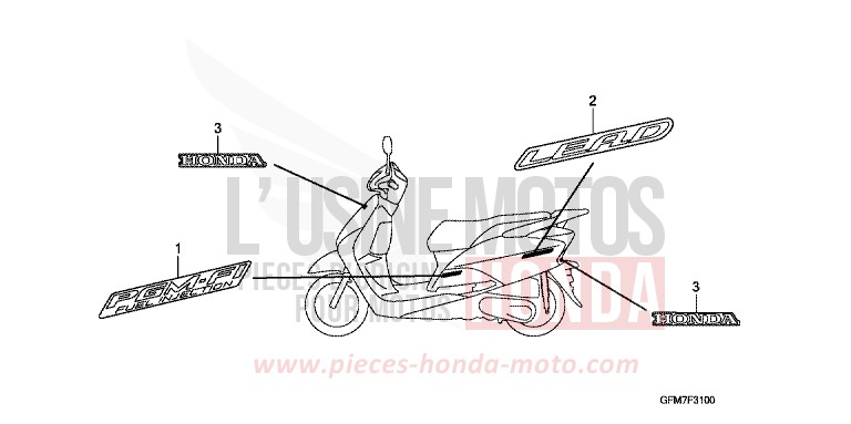 MARK for NHX 110 BLACK (NH1) from 2010